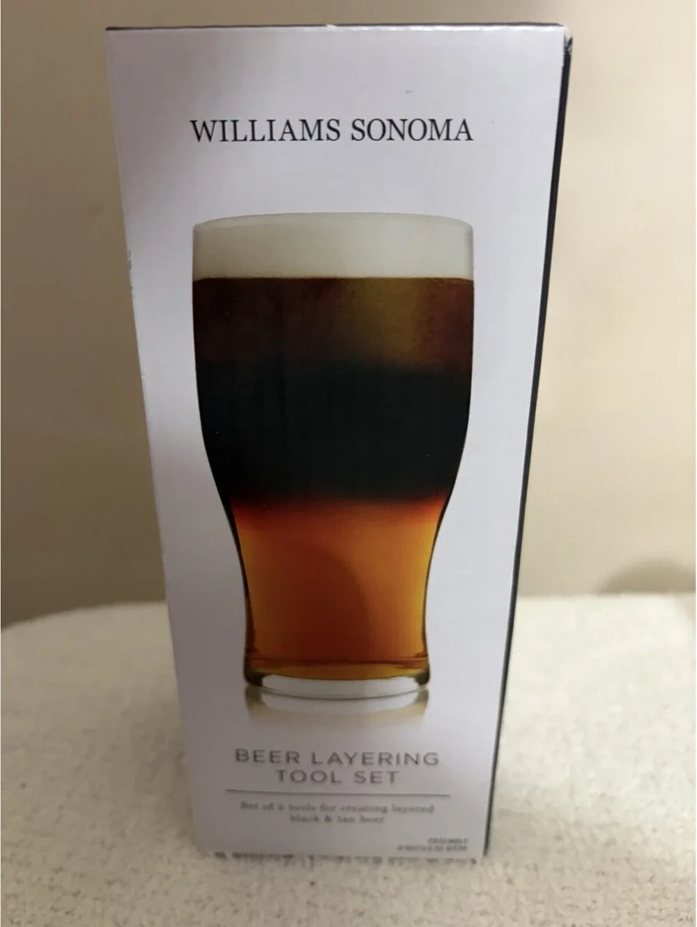 Williams Sonoma Beer Layering and Bottler Opener Set